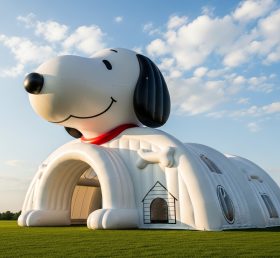 Tent1-6066 Snoopy Doghouse Theme Inflata...