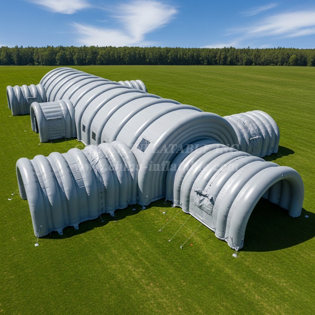 Tent1-6067 Grey Inflatable Tunnels Tent