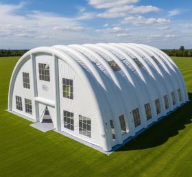 Tent1-6092 White Arched Inflatable Tent