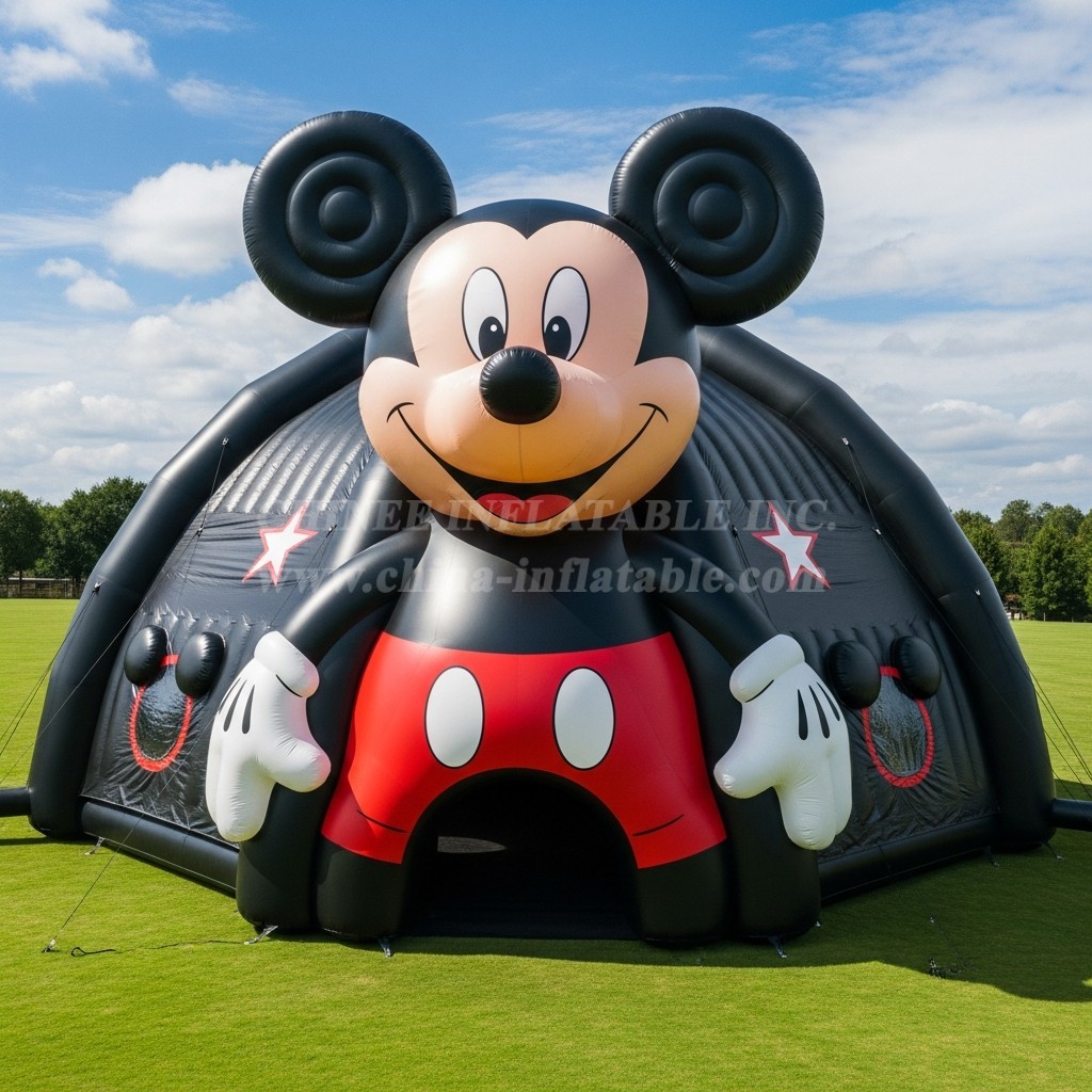 Tent1-6113 Mickey & Minnie Inflatable Dome Tent