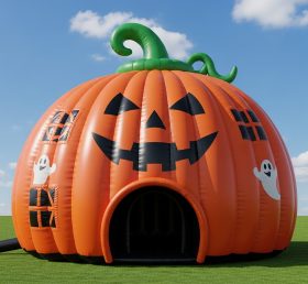 Tent1-6132 Halloween Pumpkin Theme Infla...