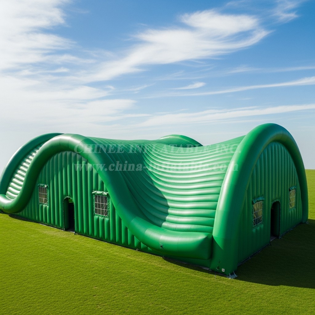 Tent1-6162 Green Wave Inflatable Tent