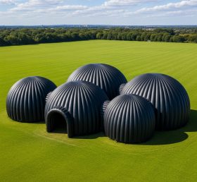 Tent1-6229 Black Dome Cluster Inflatable...