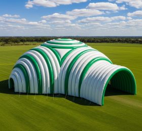 Tent1-6252 Green White Arch Inflatable D...