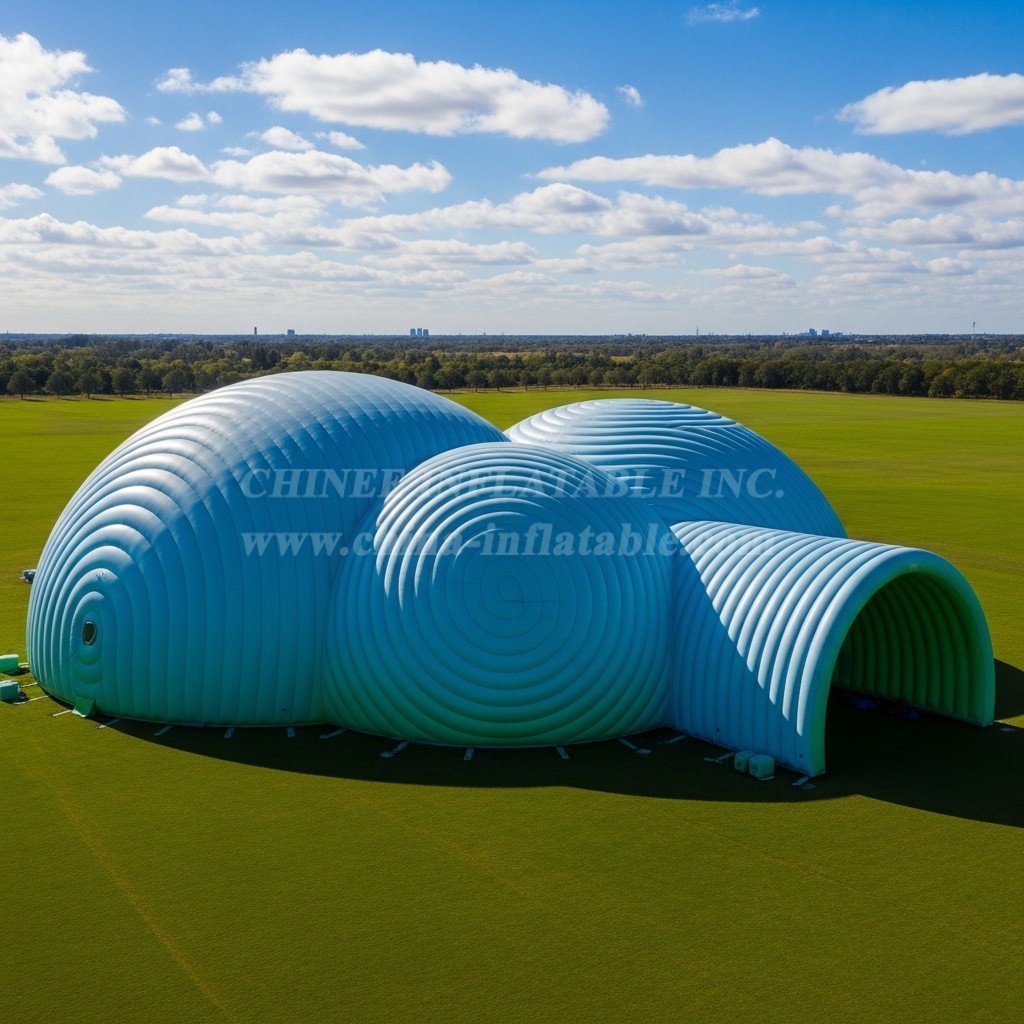 Tent1-6279 Blue Dome Inflatable Dome