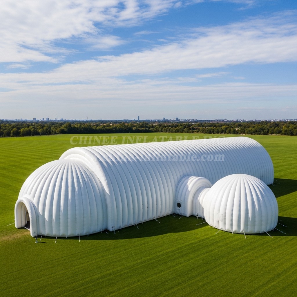 Tent1-6287 White Inflatable Dome Tent