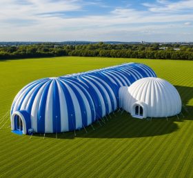 Tent1-6290 Blue Stripe Theme Inflatable ...