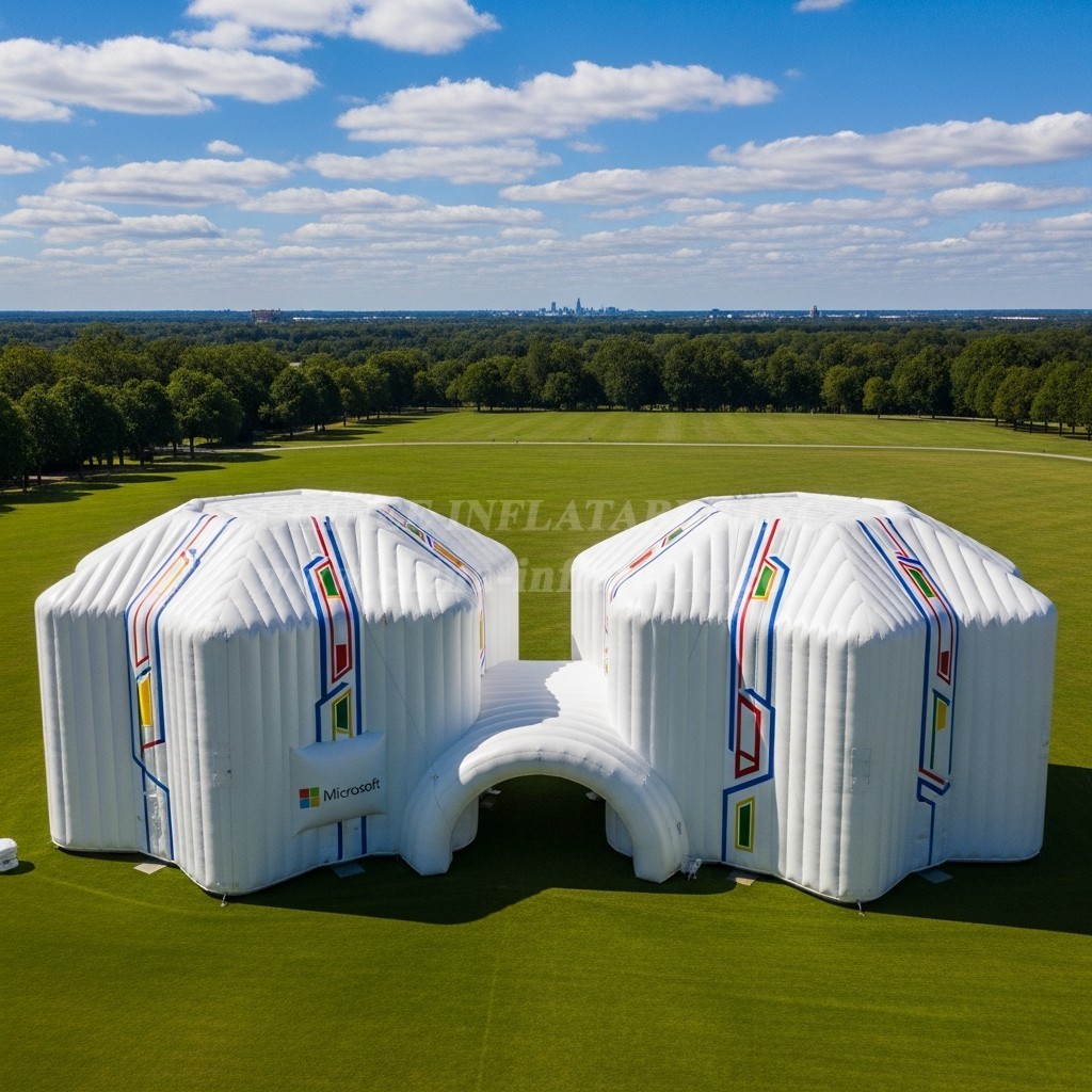 Tent1-6299 Microsoft Twin Dome Inflatable Tent