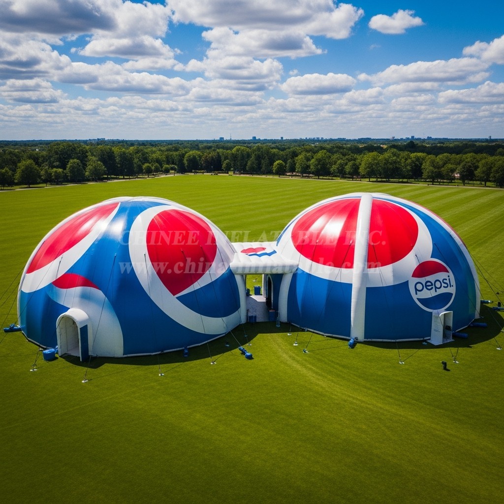 Tent1-6317 Pepsi Theme Inflatable Dome