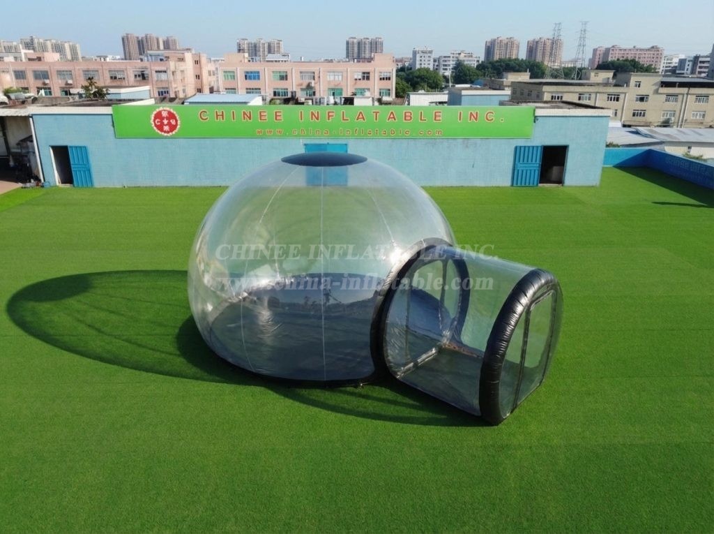 Tent1-5044A Black Inflatable Bubble Tent