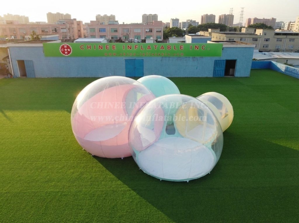 Tent1-5042P Macarons Inflatable Bubble Tent