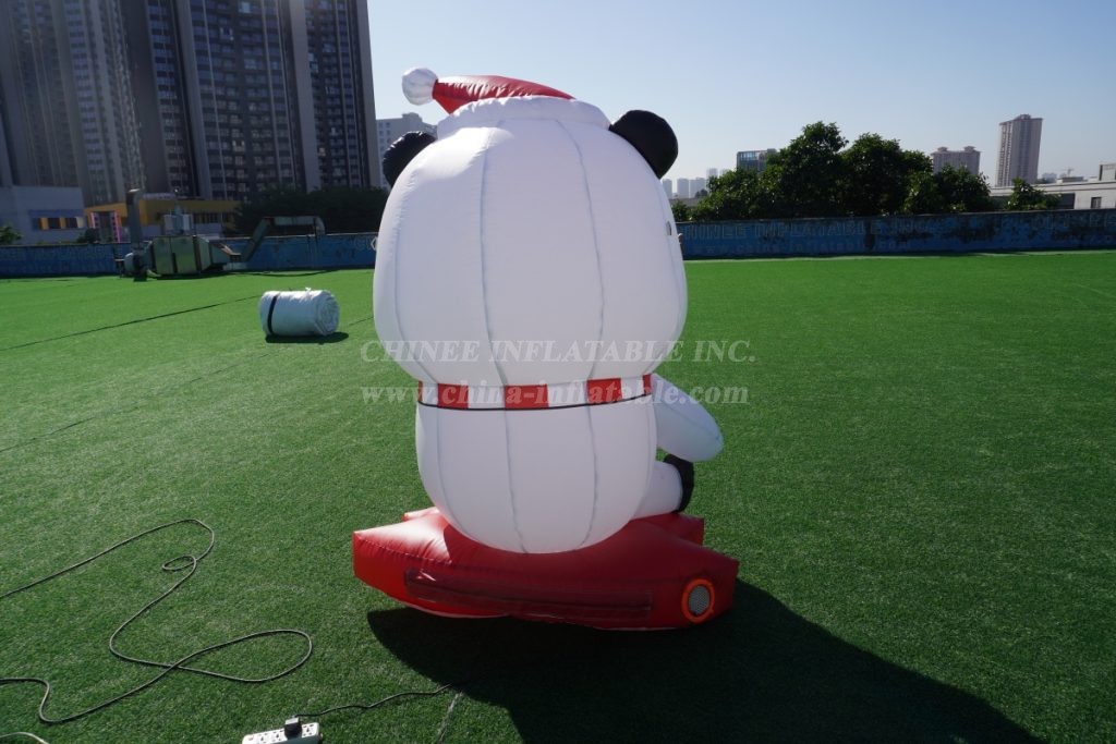 Cartoon2-501 Inflatable Christmas Polar Bear