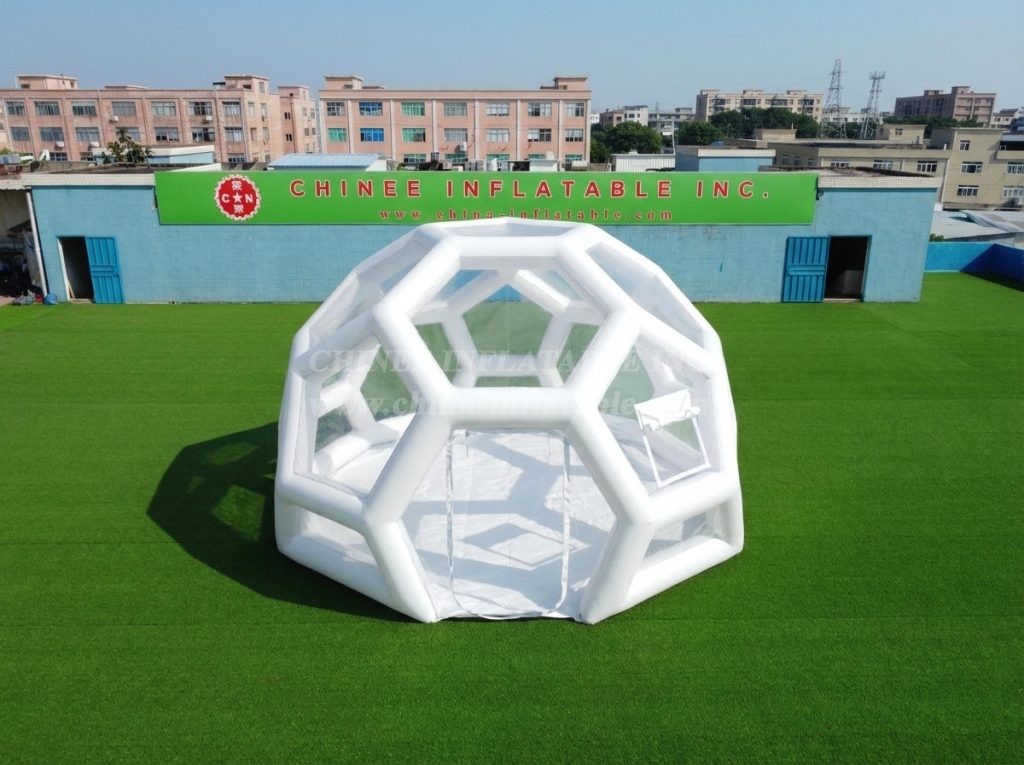 Tent1-5010B White Inflatable Bubble House