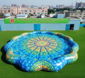 Pool4-047 Irregular Shaped Inflatable Po...