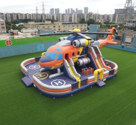 T6-6844 Helicopter Theme Inflatable Play...